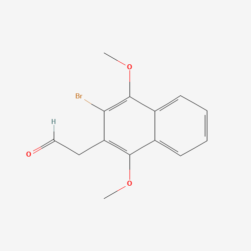 2-(3-bromo-1,4-dimethoxynaphthalen-2-yl)acetaldehyde (CAS: 960607-56-1) - Related Chemical Product