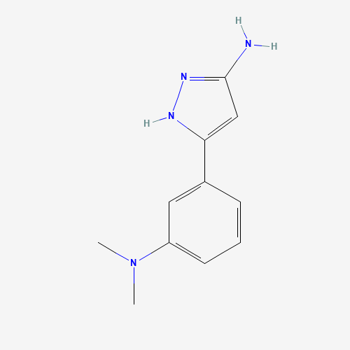 5-[3-(dimethylamino)phenyl]-1H-pyrazol-3-amine (CAS: 766519-87-3) - Related Chemical Product