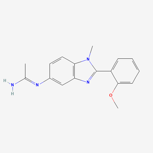 N'-[2-(2-methoxyphenyl)-1-methylbenzimidazol-5-yl]ethanimidamide (CAS: 863869-94-7) - Related Chemical Product