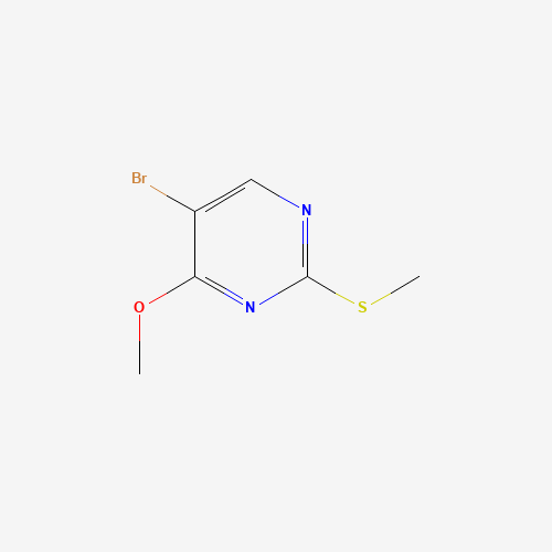 5-bromo-4-methoxy-2-methylsulfanylpyrimidine (CAS: 81560-09-0) - Chemical Structure and Molecular Formula 