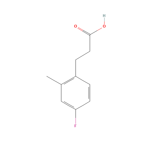 3-(4-fluoro-2-methylphenyl)propanoic acid (CAS: 166251-34-9) - Related Chemical Product
