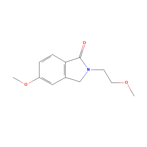5-methoxy-2-(2-methoxyethyl)-3H-isoindol-1-one (CAS: 659737-49-2) - Related Chemical Product