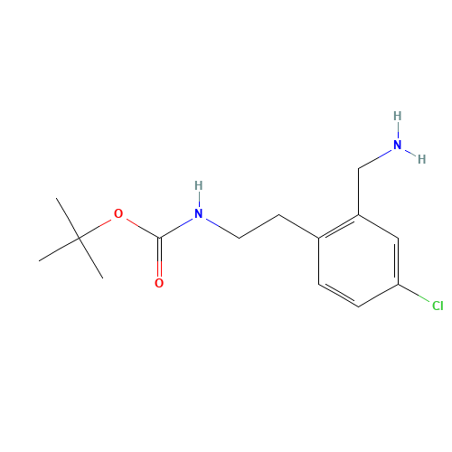 tert-butyl N-[2-[2-(aminomethyl)-4-chlorophenyl]ethyl]carbamate (CAS: 439116-12-8) - Related Chemical Product