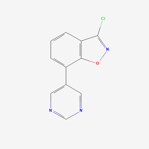 3-chloro-7-pyrimidin-5-yl-1,2-benzoxazole (CAS: 1428881-83-7) - Related Chemical Product