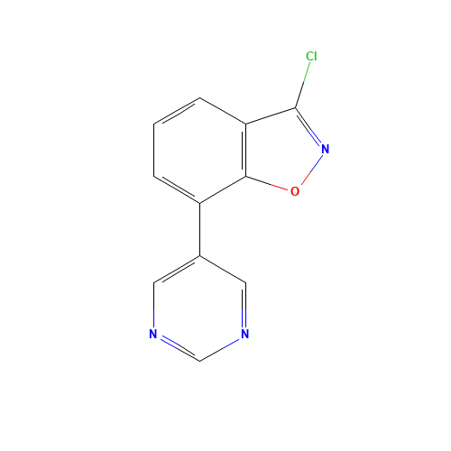 3-chloro-7-pyrimidin-5-yl-1,2-benzoxazole (CAS: 1428881-83-7) - Related Chemical Product