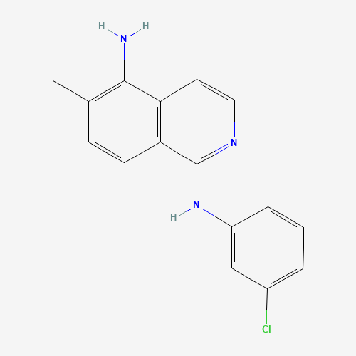 1-N-(3-chlorophenyl)-6-methylisoquinoline-1,5-diamine (CAS: 1187967-54-9) - Related Chemical Product
