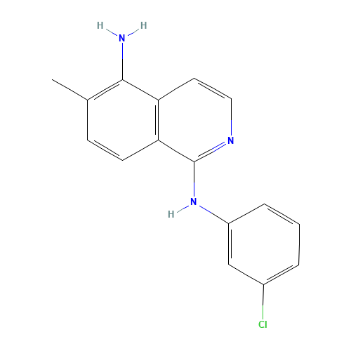 1-N-(3-chlorophenyl)-6-methylisoquinoline-1,5-diamine (CAS: 1187967-54-9) - Related Chemical Product