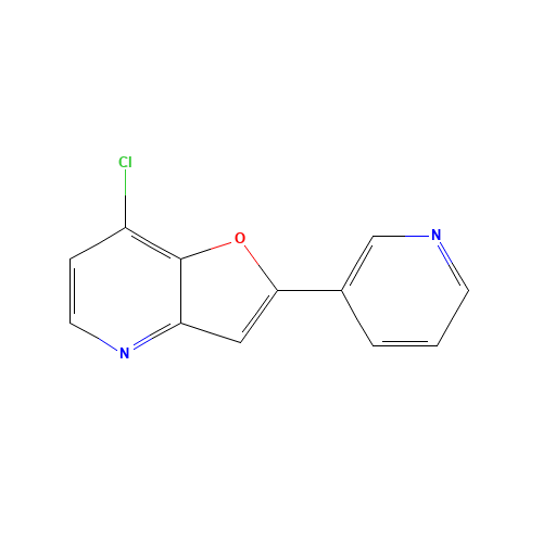 7-chloro-2-pyridin-3-ylfuro[3,2-b]pyridine (CAS: 1360911-16-5) - Related Chemical Product