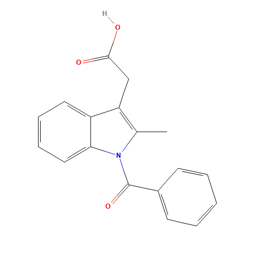 2-(1-benzoyl-2-methylindol-3-yl)acetic acid (CAS: 16401-80-2) - Related Chemical Product