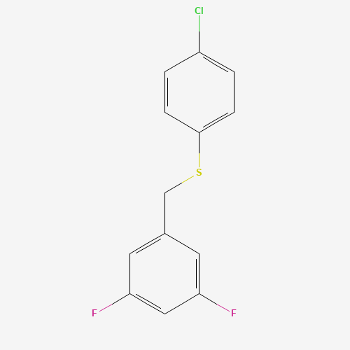 1-[(4-chlorophenyl)sulfanylmethyl]-3,5-difluorobenzene (CAS: 259132-16-6) - Related Chemical Product