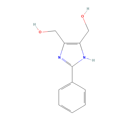 [4-(hydroxymethyl)-2-phenyl-1H-imidazol-5-yl]methanol (CAS: 61698-32-6) - Related Chemical Product