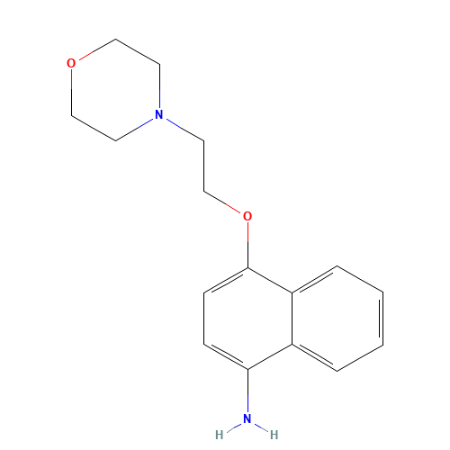 4-(2-morpholin-4-ylethoxy)naphthalen-1-amine (CAS: 317806-90-9) - Related Chemical Product