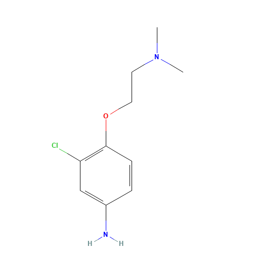 3-chloro-4-[2-(dimethylamino)ethoxy]aniline (CAS: 895636-40-5) - Related Chemical Product