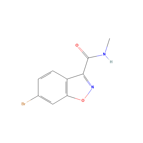 6-bromo-N-methyl-1,2-benzoxazole-3-carboxamide (CAS: 651780-30-2) - Related Chemical Product