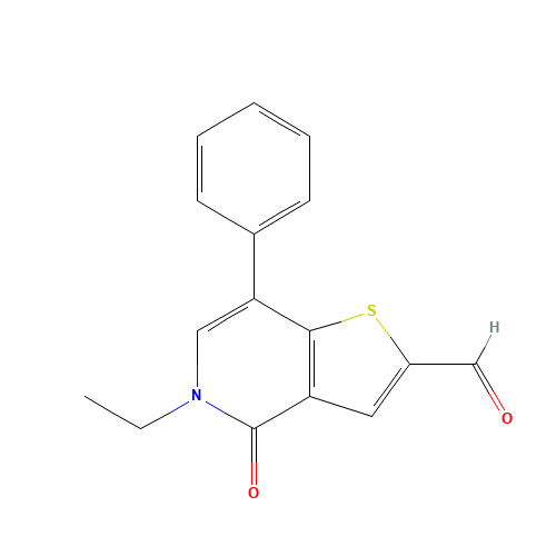 5-ethyl-4-oxo-7-phenylthieno[3,2-c]pyridine-2-carbaldehyde (CAS: 1610520-50-7) - Related Chemical Product