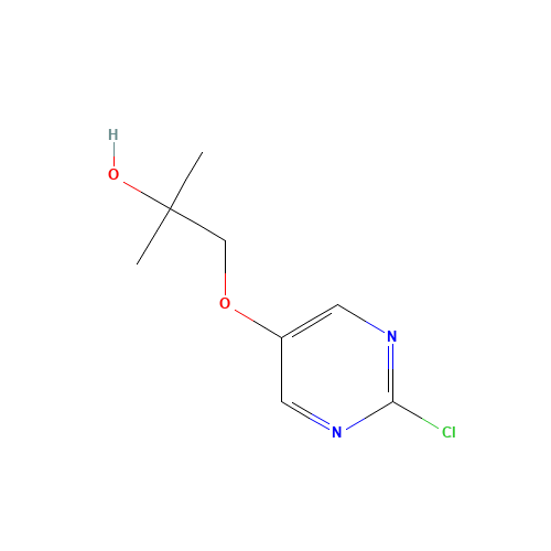 1-(2-chloropyrimidin-5-yl)oxy-2-methylpropan-2-ol (CAS: 1314391-65-5) - Related Chemical Product