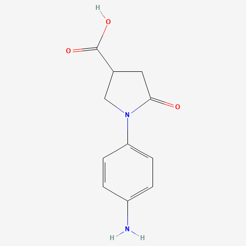 1-(4-aminophenyl)-5-oxopyrrolidine-3-carboxylic acid (CAS: 346637-44-3) - Related Chemical Product
