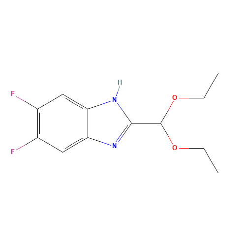 2-(diethoxymethyl)-5,6-difluoro-1H-benzimidazole (CAS: 958863-36-0) - Related Chemical Product