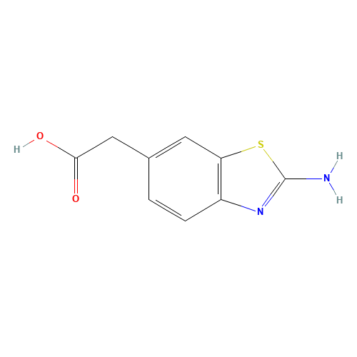 2-(2-amino-1,3-benzothiazol-6-yl)acetic acid (CAS: 30132-15-1) - Related Chemical Product