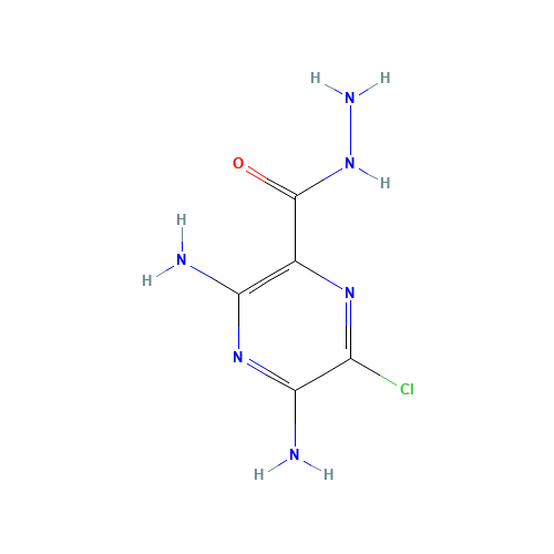 3,5-diamino-6-chloropyrazine-2-carbohydrazide (CAS: 6015-74-3) - Related Chemical Product