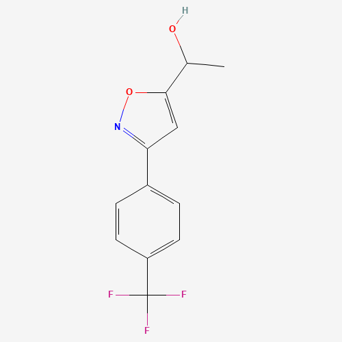 1-[3-[4-(trifluoromethyl)phenyl]-1,2-oxazol-5-yl]ethanol (CAS: 889938-96-9) - Related Chemical Product