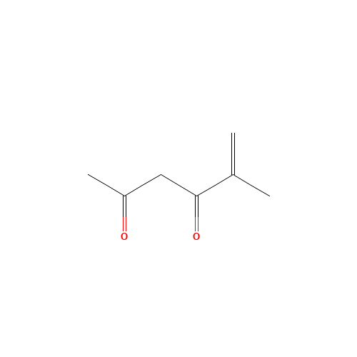5-methylhex-5-ene-2,4-dione (CAS: 20583-46-4) - Chemical Structure and Molecular Formula 