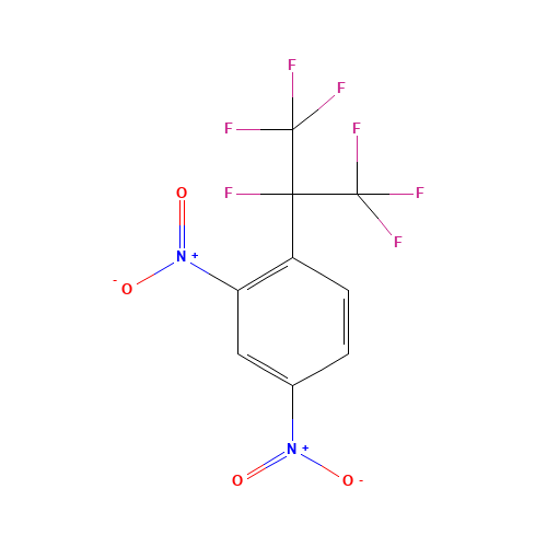1-(1,1,1,2,3,3,3-heptafluoropropan-2-yl)-2,4-dinitrobenzene (CAS: 24813-57-8) - Related Chemical Product