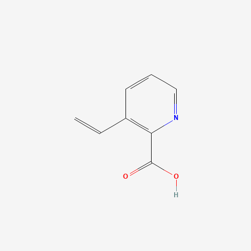 3-ethenylpyridine-2-carboxylic acid (CAS: 593287-44-6) - Chemical Structure and Molecular Formula 
