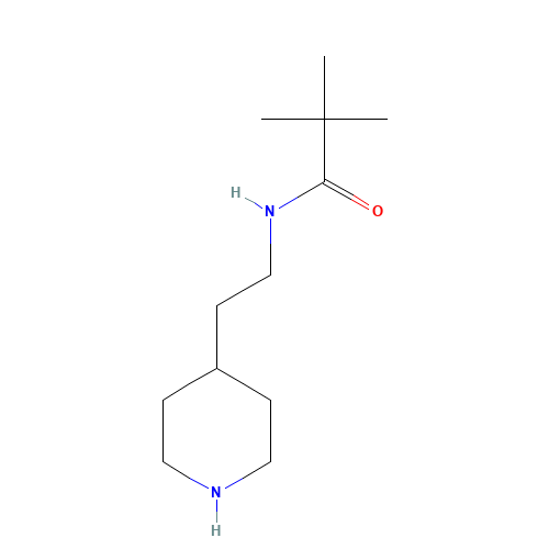 2,2-dimethyl-N-(2-piperidin-4-ylethyl)propanamide (CAS: 1247739-31-6) - Related Chemical Product