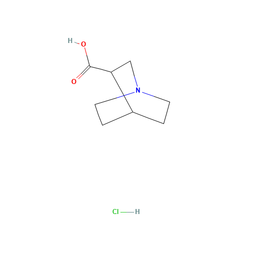1-azabicyclo[2.2.2]octane-3-carboxylic acid;hydrochloride (CAS: 6238-34-2) - Related Chemical Product