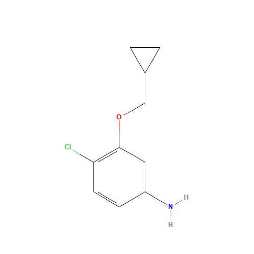 4-chloro-3-(cyclopropylmethoxy)aniline (CAS: 1265236-35-8) - Related Chemical Product