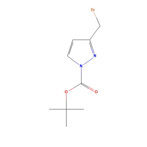 tert-butyl 3-(bromomethyl)pyrazole-1-carboxylate (CAS: 186551-69-9) - Related Chemical Product