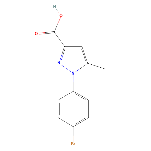 1-(4-bromophenyl)-5-methylpyrazole-3-carboxylic acid (CAS: 229163-39-7) - Related Chemical Product