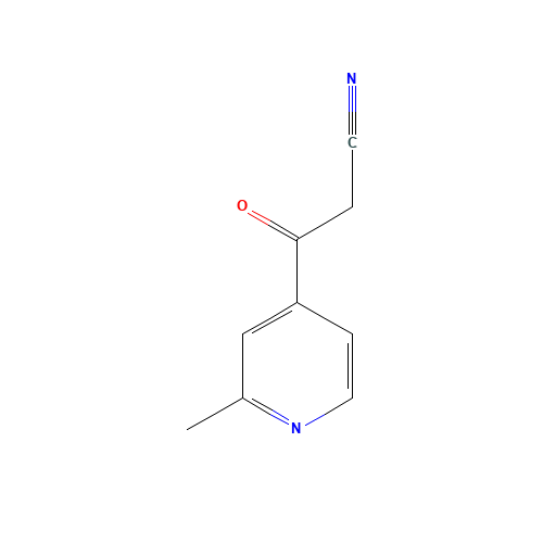 3-(2-methylpyridin-4-yl)-3-oxopropanenitrile (CAS: 1240521-95-2) - Related Chemical Product