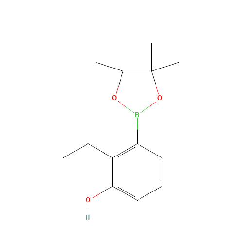 2-ethyl-3-(4,4,5,5-tetramethyl-1,3,2-dioxaborolan-2-yl)phenol (CAS: 948592-58-3) - Related Chemical Product