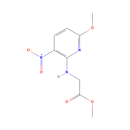methyl 2-[(6-methoxy-3-nitropyridin-2-yl)amino]acetate (CAS: 951160-12-6) - Related Chemical Product