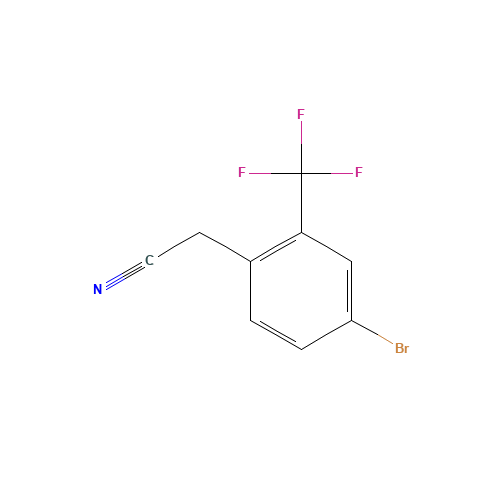 2-[4-bromo-2-(trifluoromethyl)phenyl]acetonitrile (CAS: 877131-92-5) - Related Chemical Product