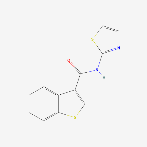 N-(1,3-thiazol-2-yl)-1-benzothiophene-3-carboxamide (CAS: 925145-46-6) - Related Chemical Product