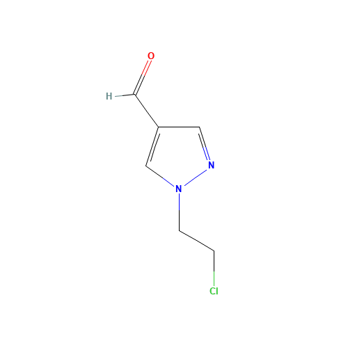 1-(2-chloroethyl)pyrazole-4-carbaldehyde (CAS: 864723-36-4) - Related Chemical Product