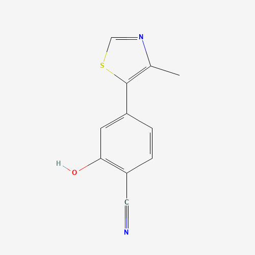 2-hydroxy-4-(4-methyl-1,3-thiazol-5-yl)benzonitrile (CAS: 1448190-10-0) - Related Chemical Product