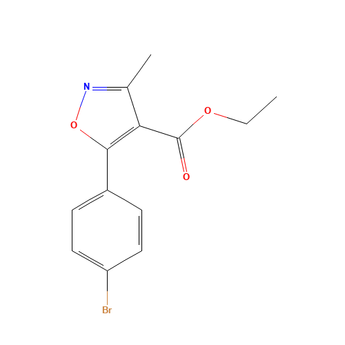 ethyl 5-(4-bromophenyl)-3-methyl-1,2-oxazole-4-carboxylate (CAS: 917388-58-0) - Related Chemical Product