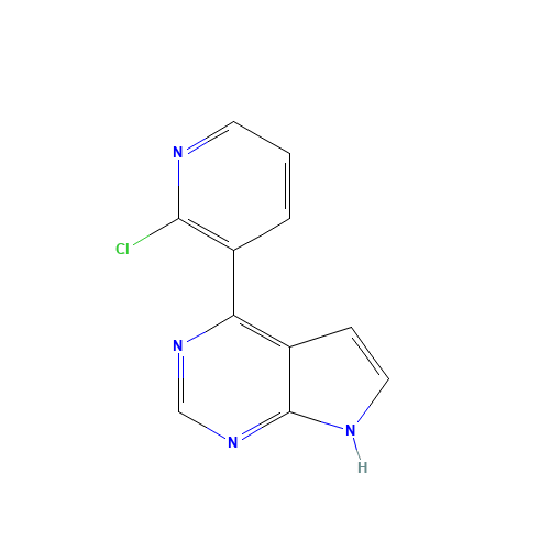4-(2-chloropyridin-3-yl)-7H-pyrrolo[2,3-d]pyrimidine (CAS: 1187968-68-8) - Related Chemical Product
