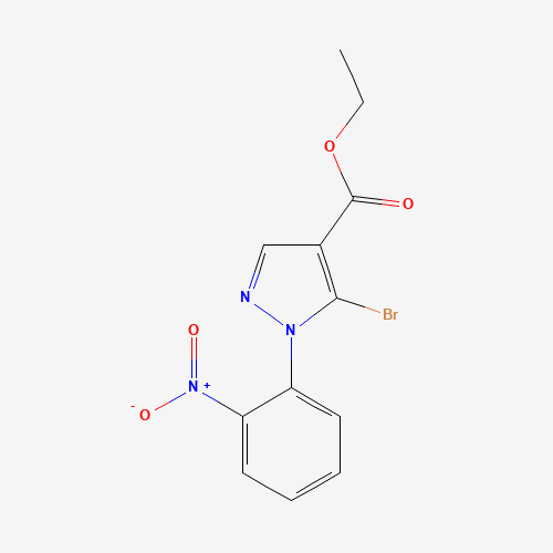 ethyl 5-bromo-1-(2-nitrophenyl)pyrazole-4-carboxylate (CAS: 1245227-21-7) - Related Chemical Product