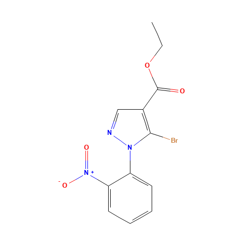 ethyl 5-bromo-1-(2-nitrophenyl)pyrazole-4-carboxylate (CAS: 1245227-21-7) - Related Chemical Product