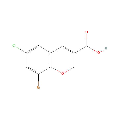 8-bromo-6-chloro-2H-chromene-3-carboxylic acid (CAS: 885271-01-2) - Related Chemical Product