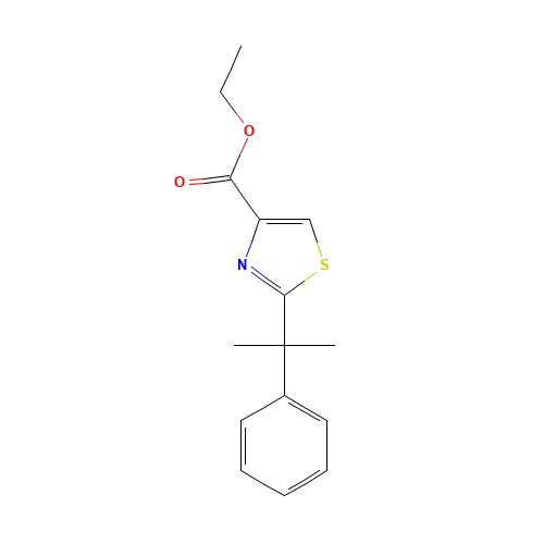 ethyl 2-(2-phenylpropan-2-yl)-1,3-thiazole-4-carboxylate (CAS: 1478720-96-5) - Related Chemical Product