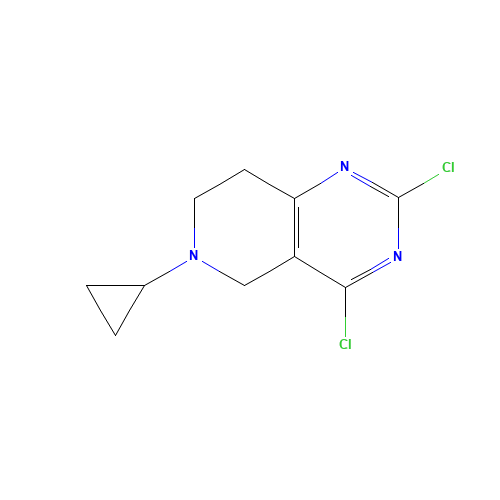 2,4-dichloro-6-cyclopropyl-7,8-dihydro-5H-pyrido[4,3-d]pyrimidine (CAS: 1449117-31-0) - Related Chemical Product
