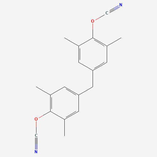 [4-[(4-cyanato-3,5-dimethylphenyl)methyl]-2,6-dimethylphenyl] cyanate (CAS: 101657-77-6) - Related Chemical Product