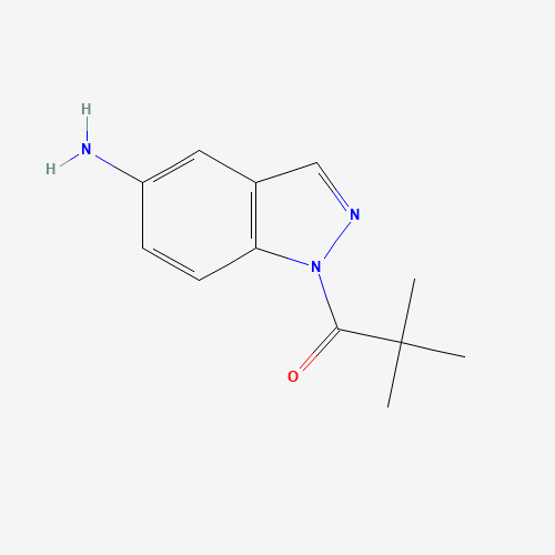 1-(5-aminoindazol-1-yl)-2,2-dimethylpropan-1-one (CAS: 1035096-73-1) - Related Chemical Product