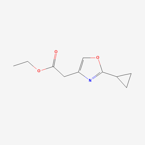 ethyl 2-(2-cyclopropyl-1,3-oxazol-4-yl)acetate (CAS: 1402446-06-3) - Related Chemical Product